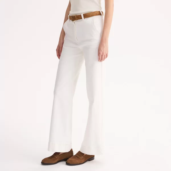 Φαρδύ τζιν από στρετς ντένιμ