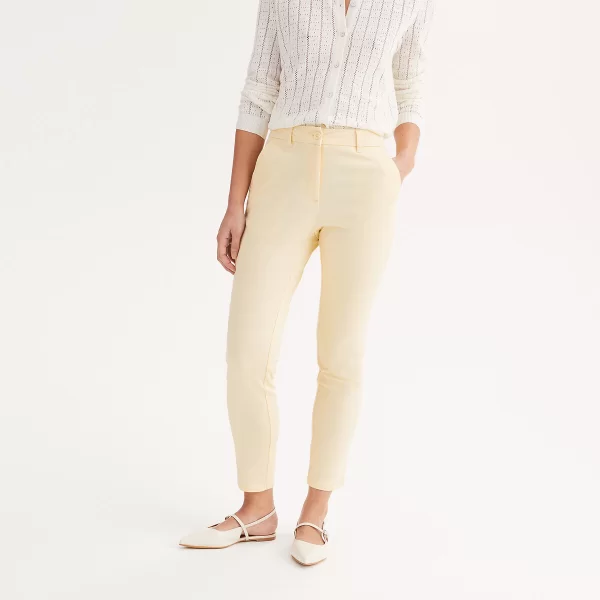 Ίσιο παντελόνι από στρετς σερζ