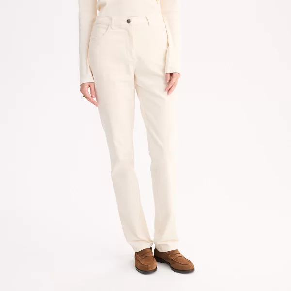 Stretch κοτλέ παντελόνι με λεπτές ραβδωσεις