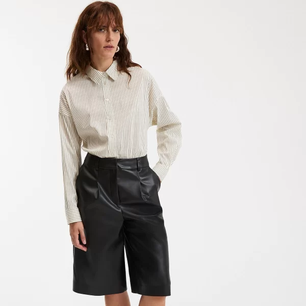 Μακρυμάνικο ριγέ πουκάμισο σε φαρδιά γραμμή