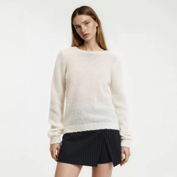 La Redoute Collections Πουλόβερ από μείγμα μαλλιού και αλπακά με ανοιχτή πλάτη