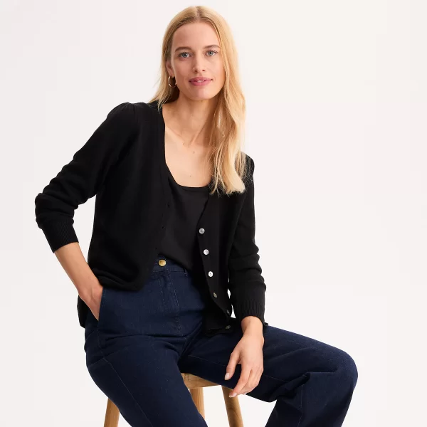 Anne Weyburn Ζακέτα με V λαιμό από λεπτή πλέξη