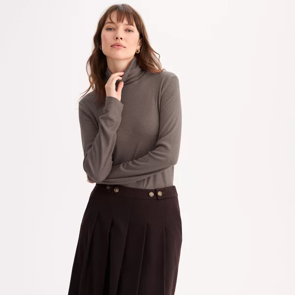 Anne Weyburn Μπλούζα με ζιβάγκο από μείγμα lyocell