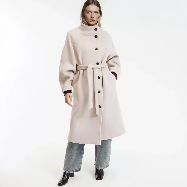 Μακρύ παλτό με κουμπιά