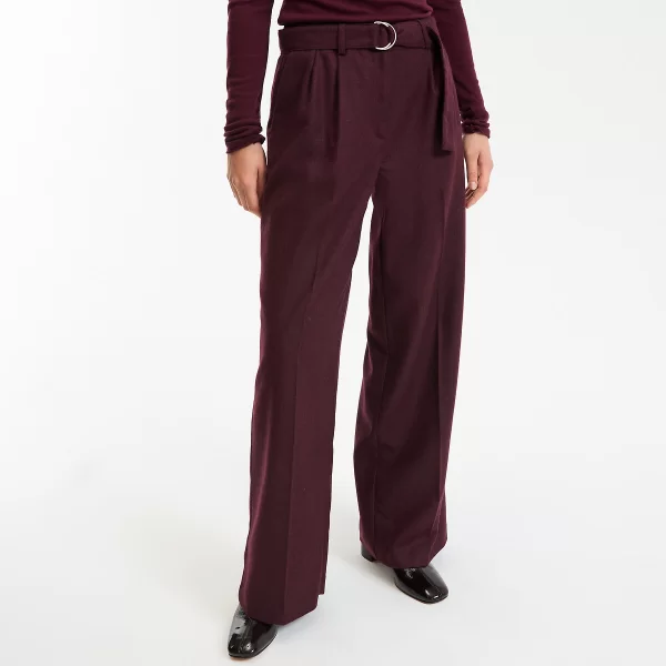 Ψηλόμεσο παντελόνι με φαρδιά γραμμή