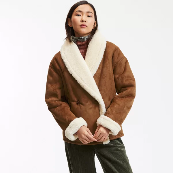 La Redoute Collections Μίντι μπουφάν με κουμπιά