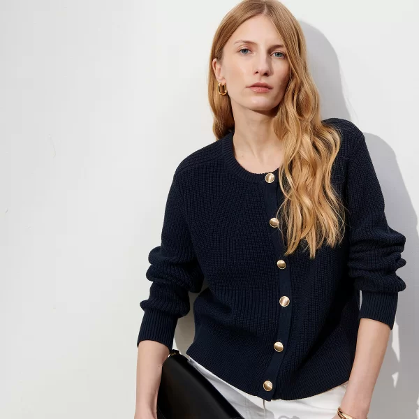 Ζακέτα με στρογγυλή λαιμόκοψη