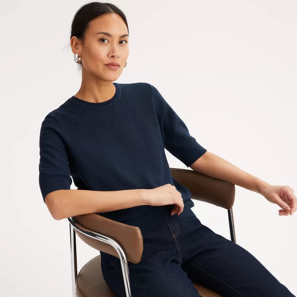 Πουλόβερ με στρογγυλή λαιμόκοψη