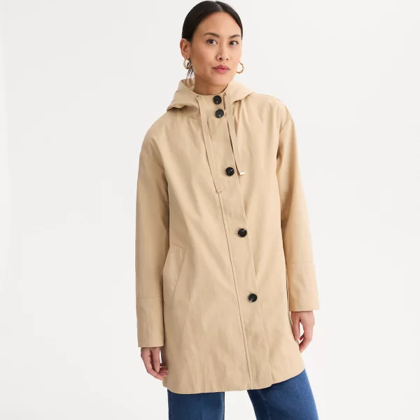 Anne Weyburn Παρκά με σταθερή κουκούλα