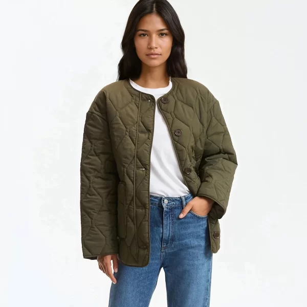 La Redoute Collections Κοντό καπιτονέ μπουφάν με κουμπιά