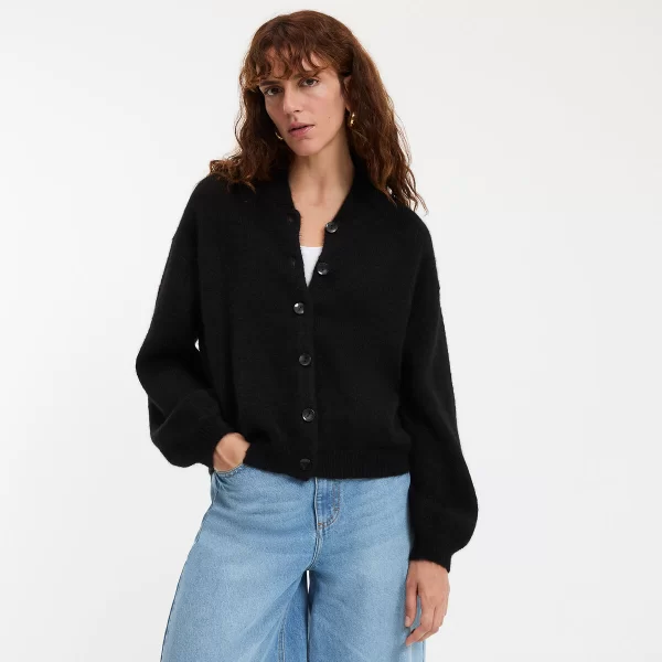 Ζακέτα με ψηλό κολάρο