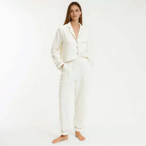 La Redoute Collections Πιτζάμα από φανέλα αγνό βαμβάκι