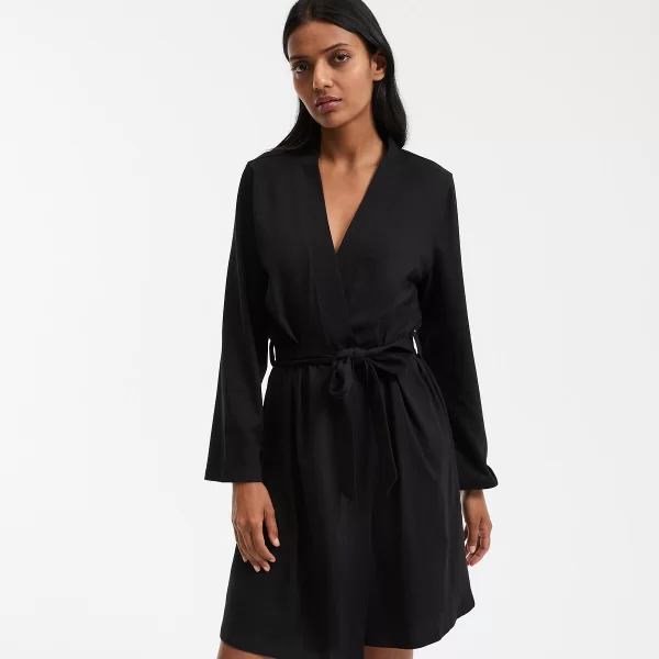 Βαμβακερό ρομπάκι από μονόχρωμο ζέρσεϊ