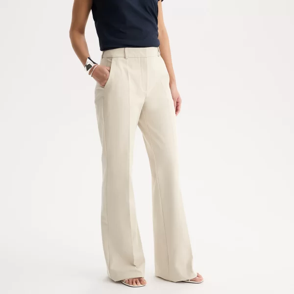 Anne Weyburn Παντελόνι σε σιλουέτα bootcut από stretch βαμβάκι