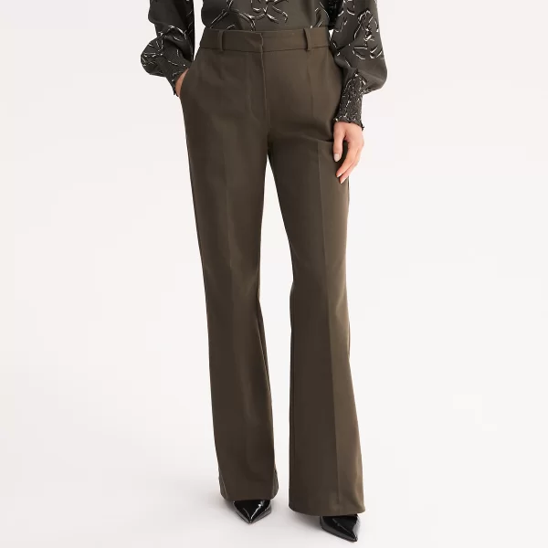 Anne Weyburn Παντελόνι σε σιλουέτα bootcut από stretch βαμβάκι