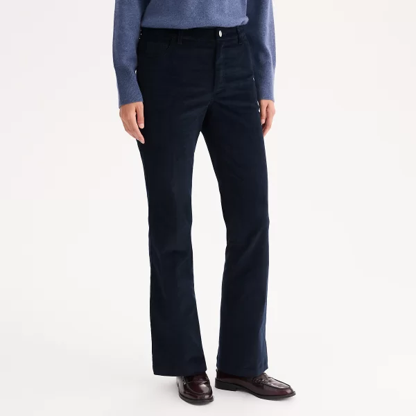 Anne Weyburn Bootcut παντελόνι από κοτλέ ύφασμα