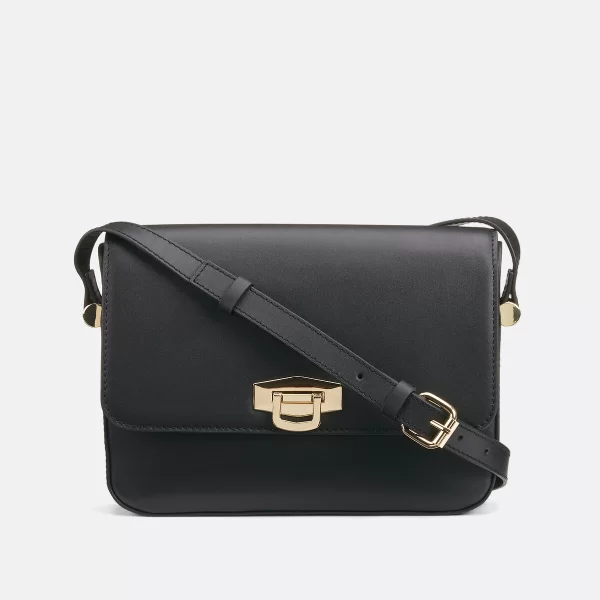 La Redoute Collections Δερμάτινη τσάντα ώμου