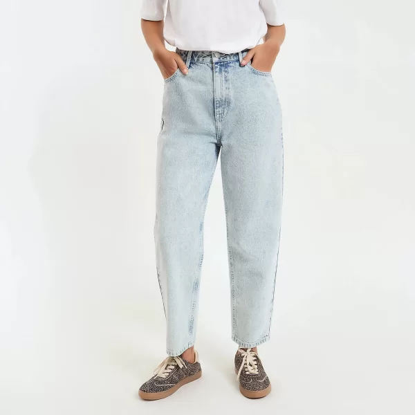 Ψηλόμεσο τζιν mom fit