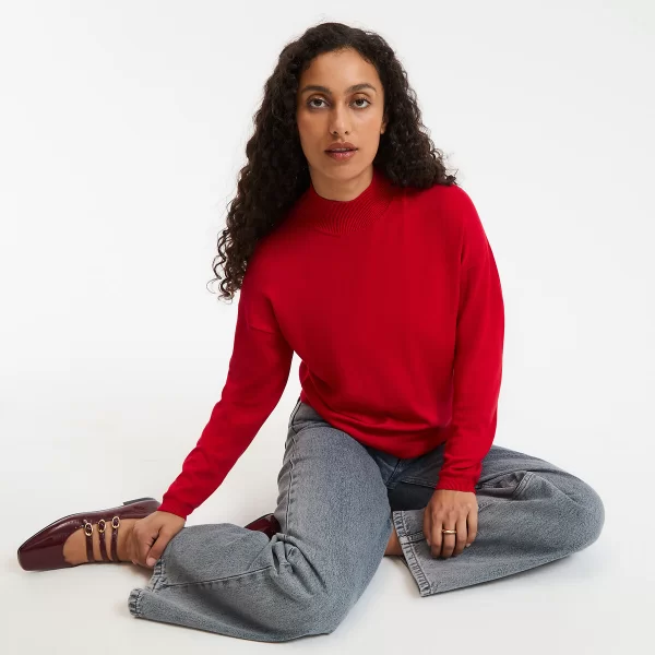 Πλεκτό με όρθιο λαιμό