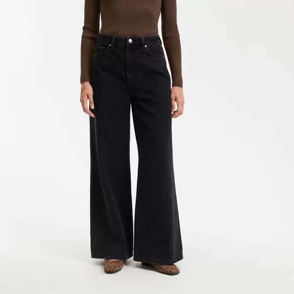 Ψηλόμεσο πολύ φαρδύ τζιν