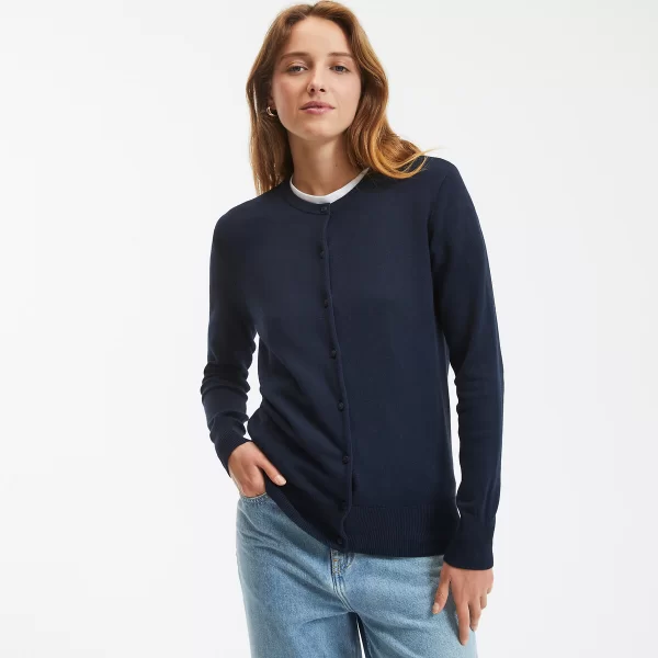 La Redoute Collections Ζακέτα με στρογγυλή λαιμόκοψη