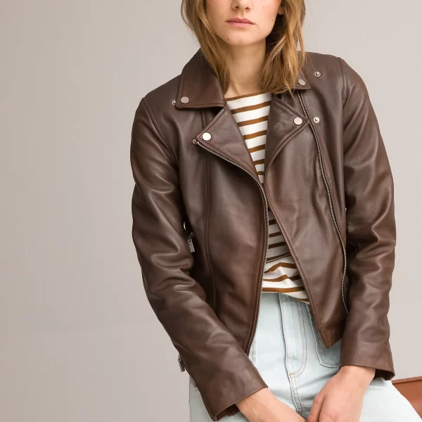 La Redoute Collections Δερμάτινο μπουφάν biker