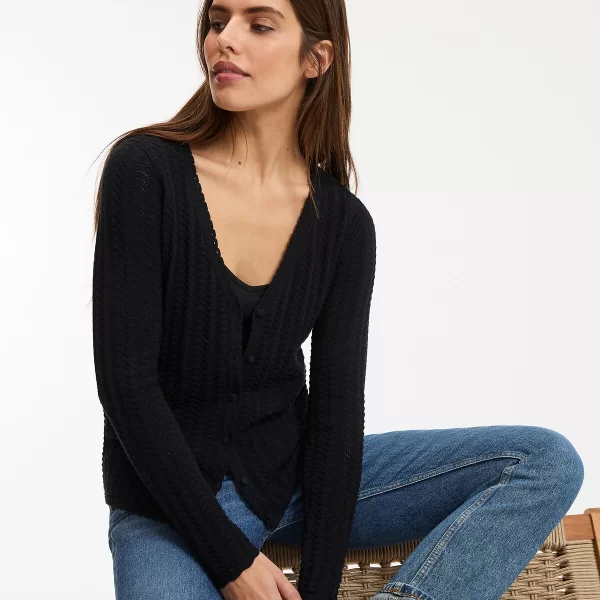 La Redoute Collections Ζακέτα με λεπτή πλέξη