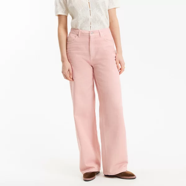 La Redoute Collections Φαρδύ παντελόνι από βαμβάκι