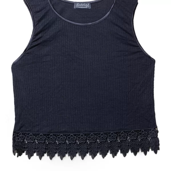 LINGERIE CENTER Crop Top μπλουζάκι - Μπλε - LC0736-Μπλε-S