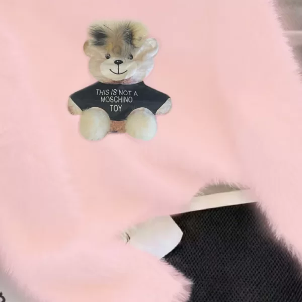 LINGERIE CENTER Μπλούζα Μοχέρ Bear - Ροζ - 3042-Ροζ-One Size