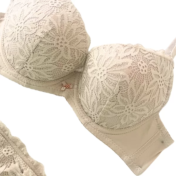 Push Up Bra & String Elina - Μπεζ - LC6381-Μπεζ-L