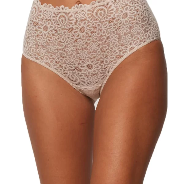 Ελαστικό Ψηλόμεσο Κιλοτάκι Χωρίς Ραφές Classic - Μπεζ - LC1020-Μπεζ-M