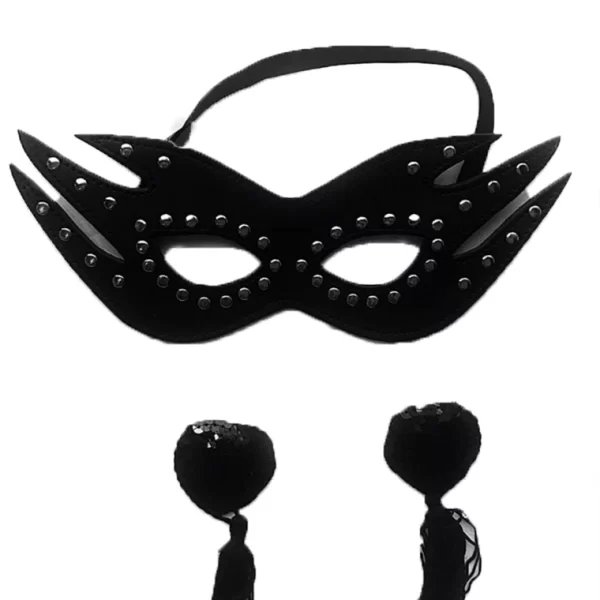 Σέξι Σετ Dirty Angel - Μαύρο - TY038-Μαύρο-One Size