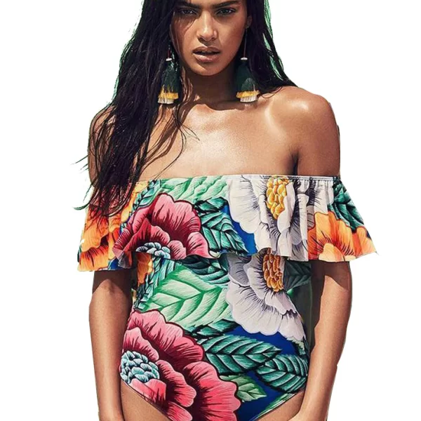 Ολόσωμο Μαγιό Clarisse - Πολύχρωμο - DY3157-Πολύχρωμο-S