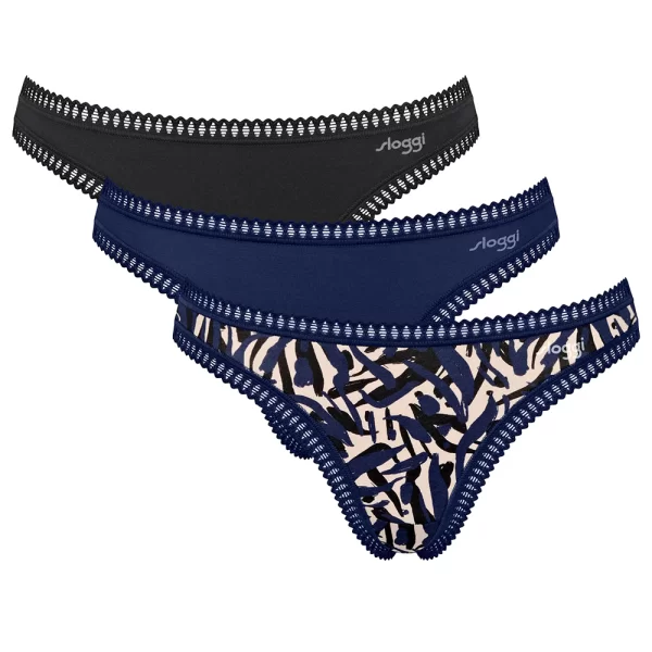 Sloggi γυναικεία εσώρουχα Sloggi GO Crush String (Συσκ. 3 τεμαχίων)-10219686-M008