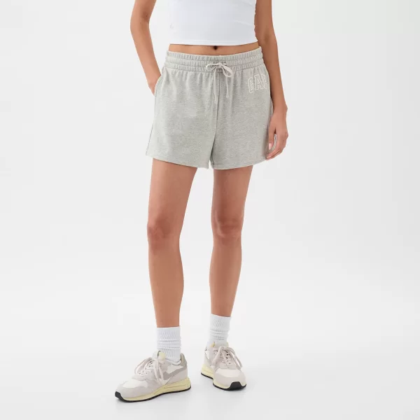 Σορτς GAP Logo Shorts Light Heather Grey B08 XS