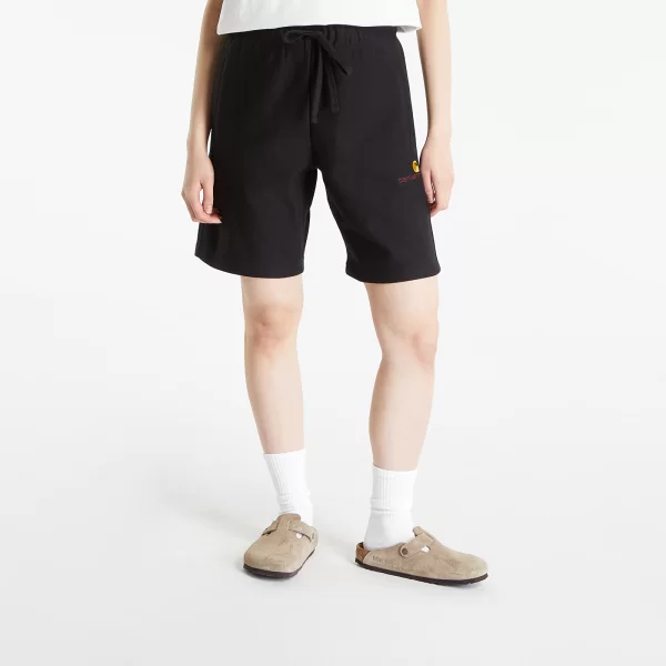 Carhartt WIP Σορτς Carhartt WIP American Script Sweat Short Black L