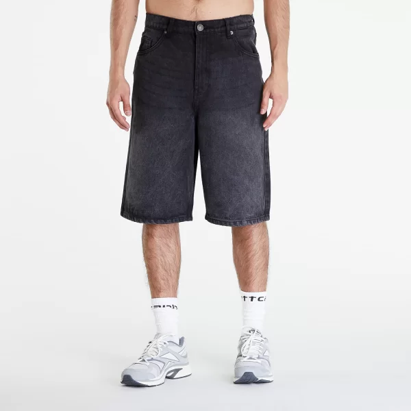 Urban Classics Σορτς Urban Classics 90's Heavy Denim Shorts Black Washed 32