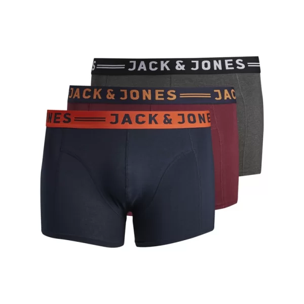 Jack & Jones Μονόχρωμα Ελαστικά Μποξεράκια Jack & Jones 
