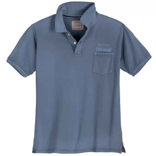 Stone Washed Polo pique 