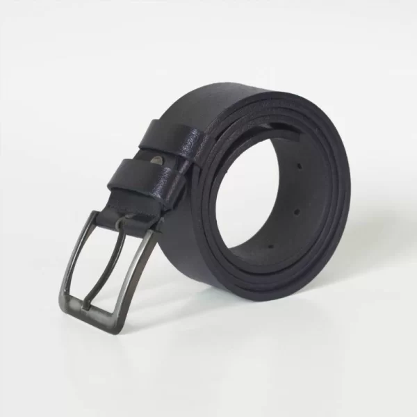 Ζώνη Casual (4cm φάρδος) δερμάτινη - Dark Blue