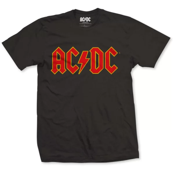 AC/DC Logo T-shirt,Licensed Merchandise - Black Rock