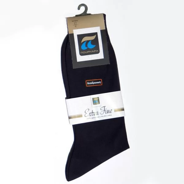 XXXL LEO Κάλτσες αντιιδρωιτικές - ΜΑΥΡΟ