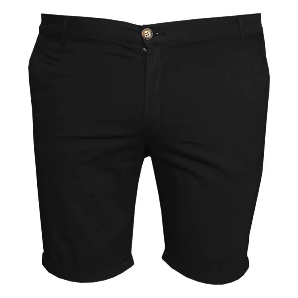 XXXL LEO Ελαστική καπαρτινέ βερμούδα chino 