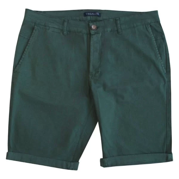 XXXL LEO Ελαστική καπαρτινέ βερμούδα chino 