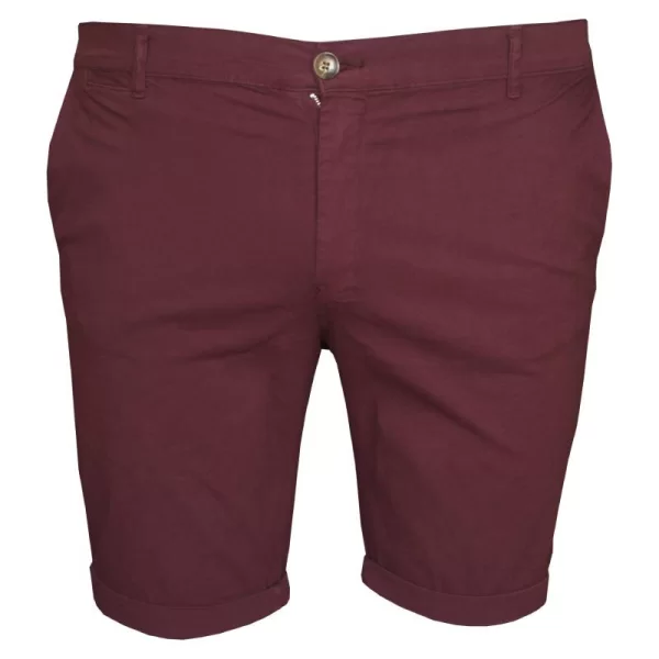 XXXL LEO Ελαστική καπαρτινέ βερμούδα chino 