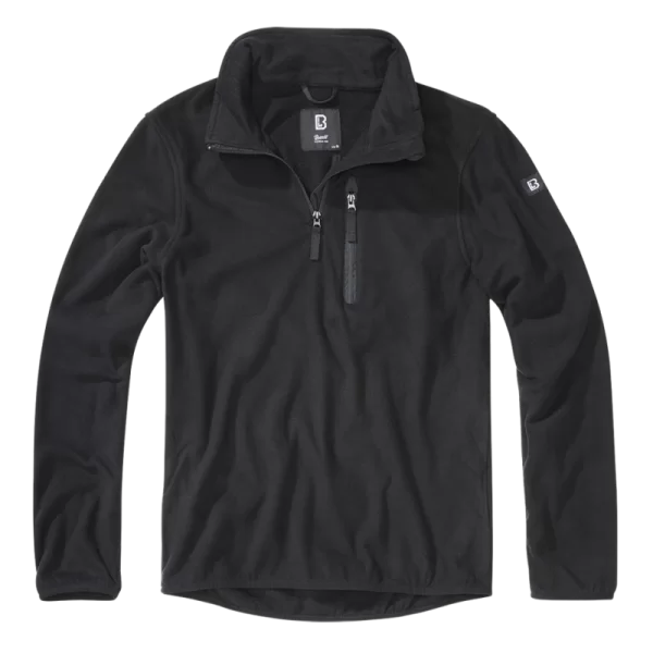 Fleece Troyer by Brandit - Black