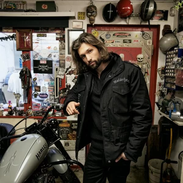 XXXL LEO Limited edition Motörhead M65 Jacket με αποσπώμενη επένδυση - Black Rock