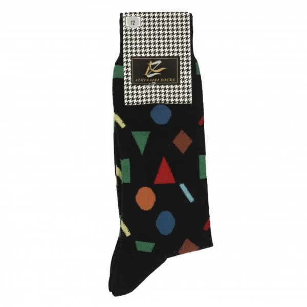 XXXL LEO Βαμβακερή κάλτσα σχεδιαστή με ενίσχυση - Dark Blue