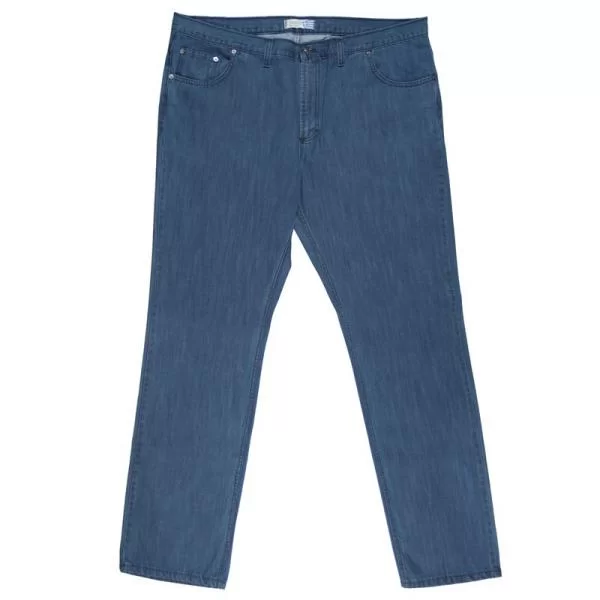 XXXL LEO Jean σταθερό μεσαίου καβάλου - BLUEBLACK